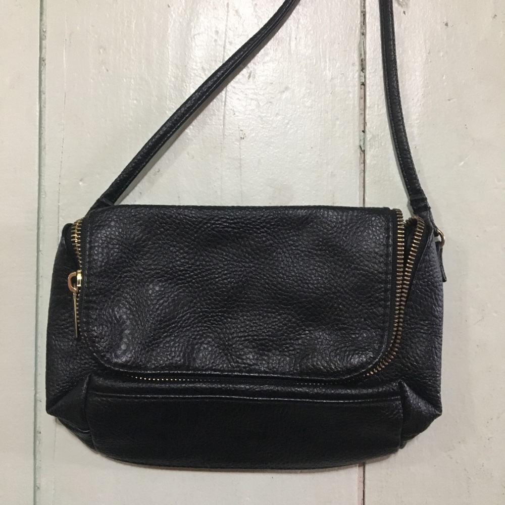 Faux leather purse